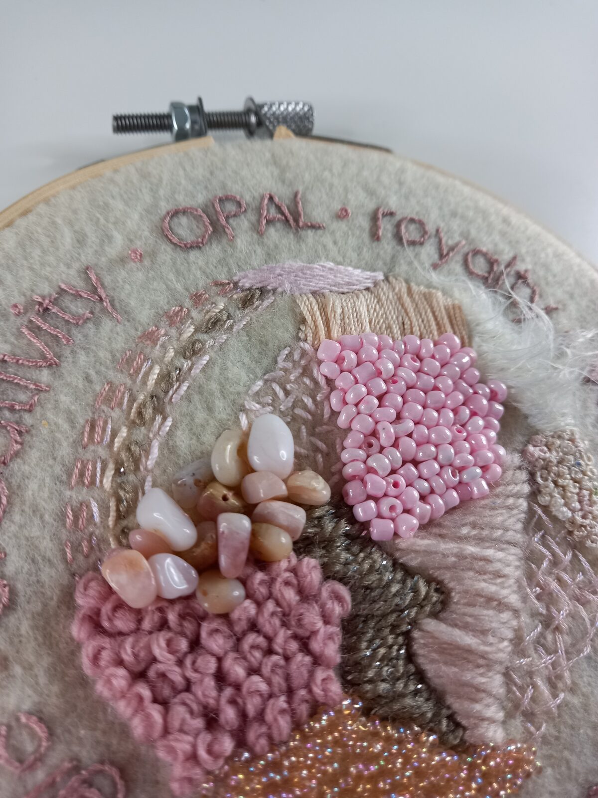 Opal Gemstone Hoop Kit - Featherstitch House