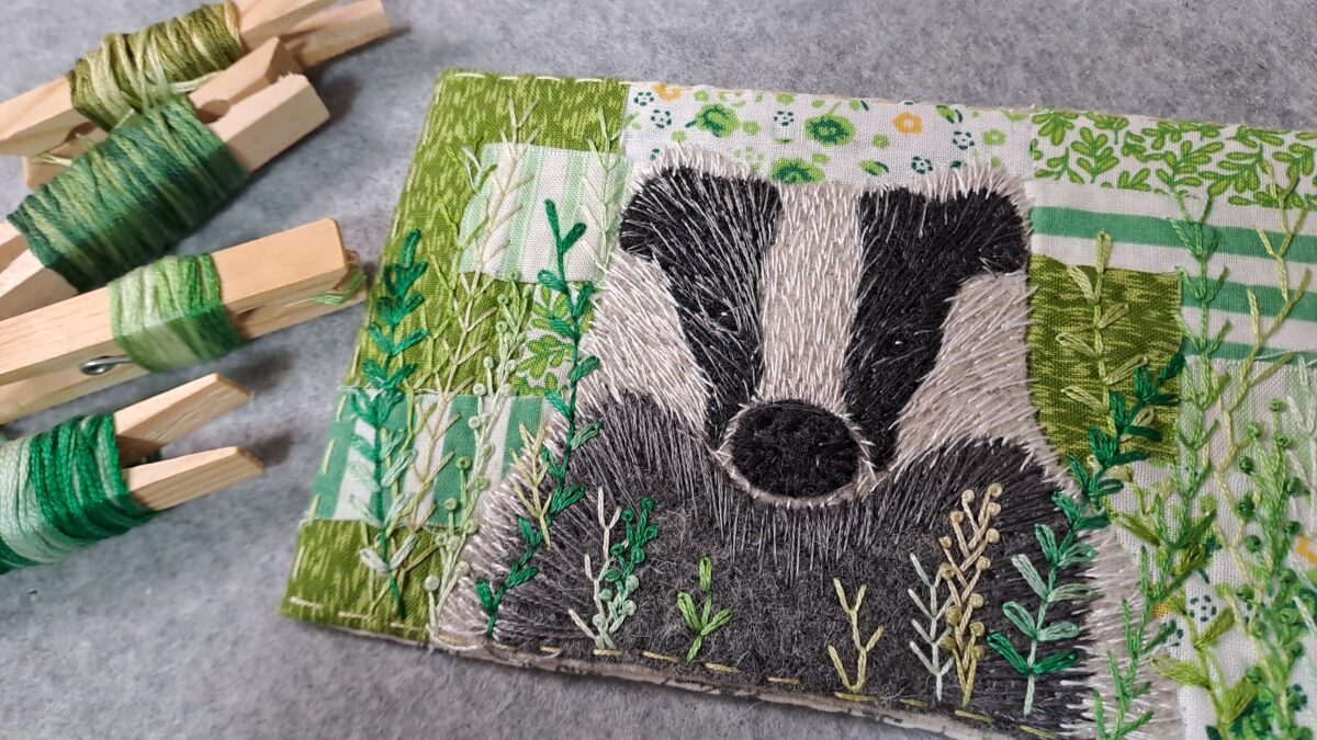 Badger Postcard